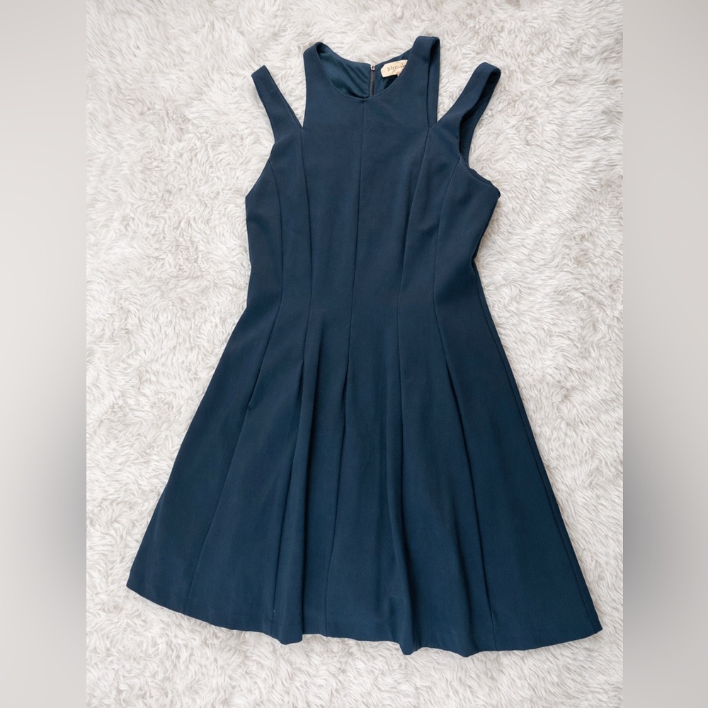 Philosophy Dark Blue Sleeveless Mini Dress Size 12